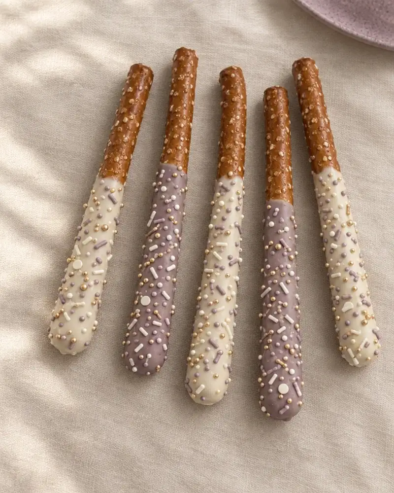 Dipped Pretzels